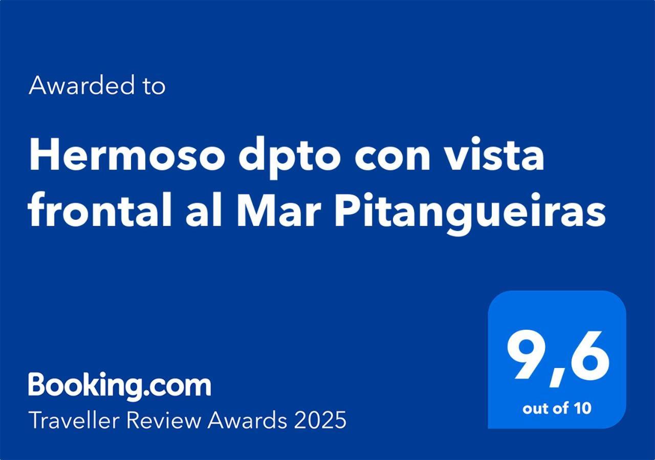 Hermoso Dpto Con Vista Frontal Al Mar Pitangueiras Γκουαρούχα Εξωτερικό φωτογραφία